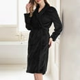 thumbnail image 1 of XINXIAOO Womens Soft Robe Warm Shaggy Bathrobe Towel Dress plus Size plus Size Womens Robes Long Robes for Women with Zipper Front Bathrobes for Women Knee Length Shower Towel Dress plus Size Silk, 1 of 5