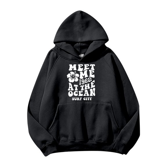 XINXIAOO Womens Sweatshirt Hoodies Long Sleeve Women Hoodies Pullover Graphic Hoodies for Women Black Sweatshirts Fall Hoodies for Women Casual Wear