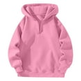 thumbnail image 1 of XINXIAOO Womens Sweatshirt Hoodies Long Sleeve Women Zip up Hoodie Cozy Sweatshirts for Women Pink Sweatshirt for Women Fall Basics Clothing for Women, 1 of 2