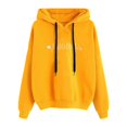 thumbnail image 1 of XINXIAOO Womens Sweatshirt Hoodies Long Sleeve Womens Pullover Oversized Hoodies for Women Yellow Sweatshirt Women Winter Essentials Women's Fashion Hoodies & Sweatshirts, 1 of 3