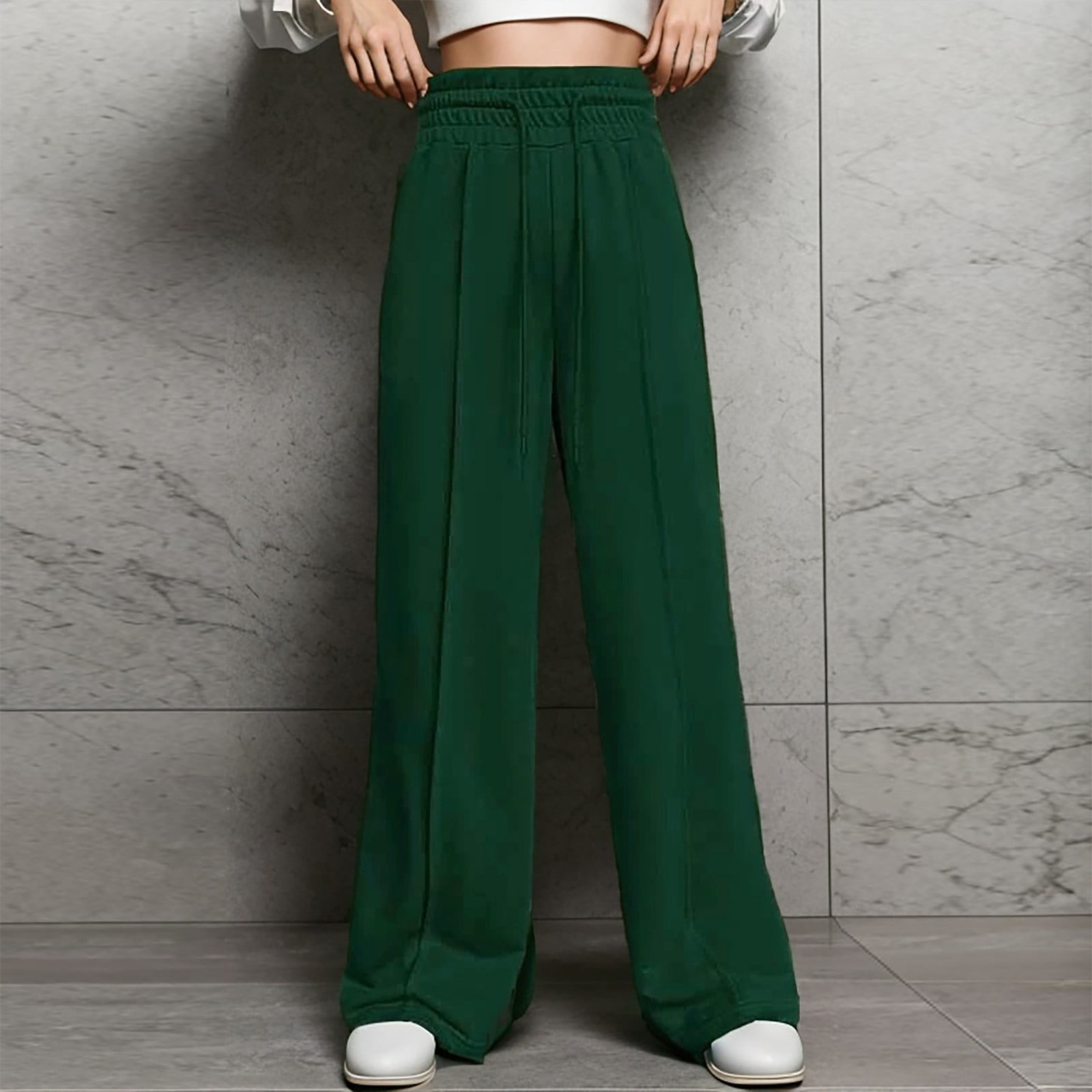 XINXIAOO Womens Trousers Woman Pants Casual Green Yoga Pants Lounge ...