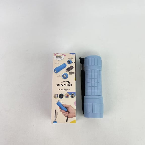 XINYIQI Flashlights,LED Flashlight Impact Handheld Torch Blue Colors (Hurricane Supplies, Camping, Hiking, Emergency, Hunting)