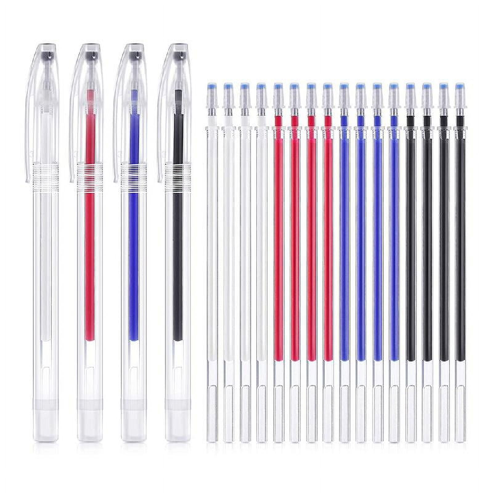 XINYTEC 4 Colors Heat Erase Pens for Fabric with 12/20 Refills and 4