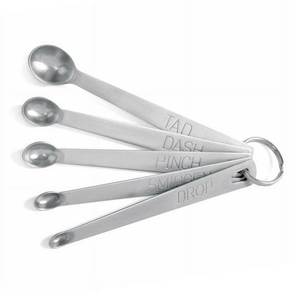 XINYUAN 5x Steel Mini Set Dash Pinch Smidgen Norpro Measuring Spoons