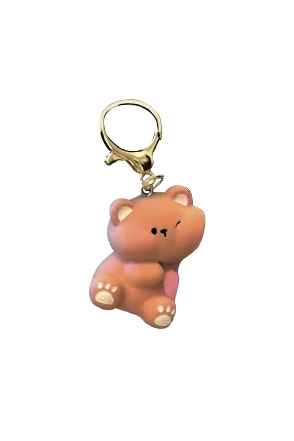 Cute Cartoon Magnetic Bear Love Keychain Small Pendant Doll Couple Gift Hot G8 P7P9