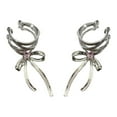 thumbnail image 1 of XINYUAN Ear Cuffs Non Pierced Cartilage Fake Earrings Stainless Clip Bow Steel H1A0, 1 of 8