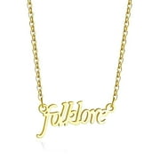 DHLIIQQ XINYUAN Reputation Singer Taylor Signature Necklace Inspired Music Lover Fan Gifts U9O2