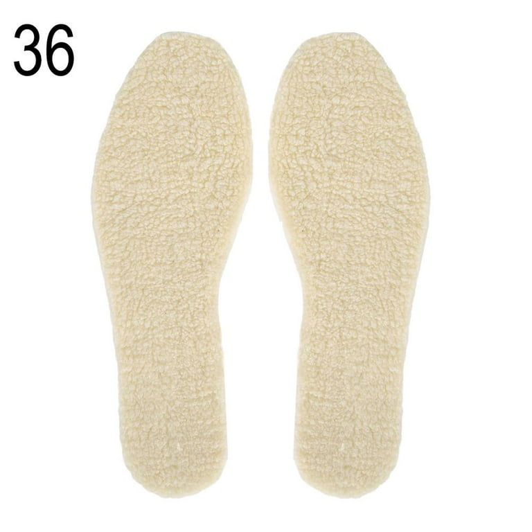 XINYUAN Sheepskin Insoles Soft Warm Winter Thick Inner Soles Sheep