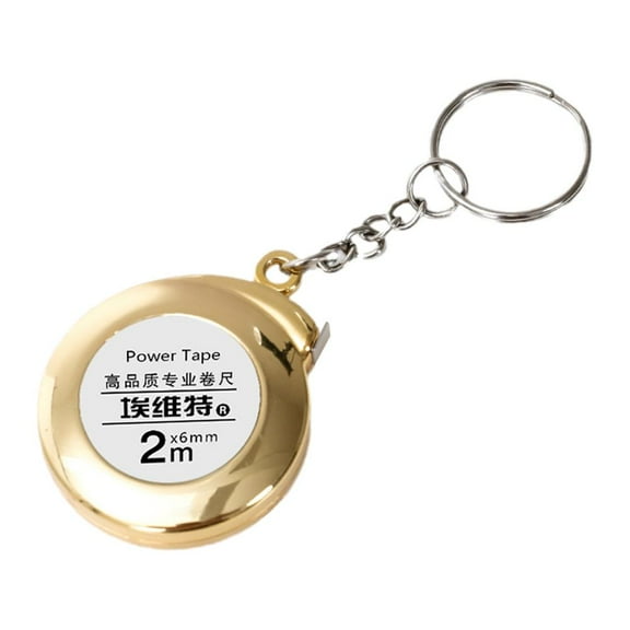 XINYUAN Tape Measure Keychains,Functional Mini Retractable Measuring Tape Keychains,Stainless Steel Retractable Fabric and Cloth Keychain Tape Measure N6X4