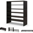 XINZHEN 6Tier Shoe Rack, Extra Wide Shoe Shelf Organizer with