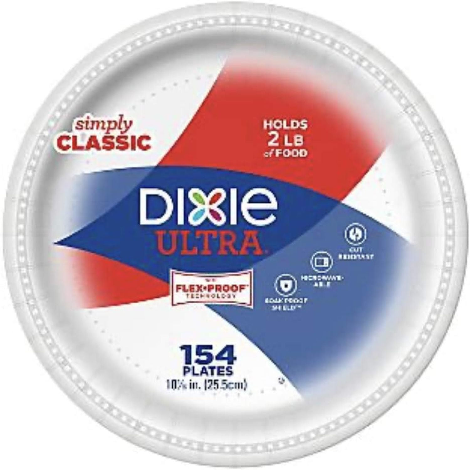 XINiHoXe Ultra 10" Paper Plates, 154 ct
