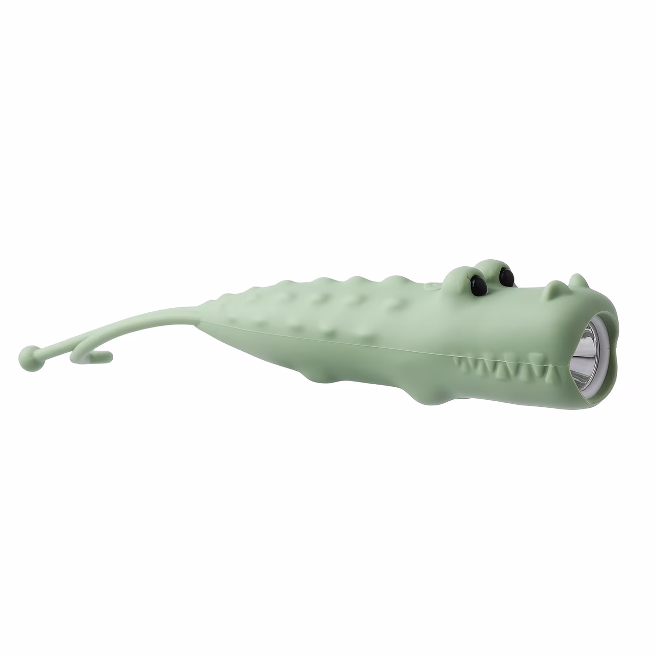 XINmiao Creative Animal Flashlight, Cartoon Cute Shape, Type-C Rechargeable Battery, Two-Level Handheld Dimming, Portable LED Light Green