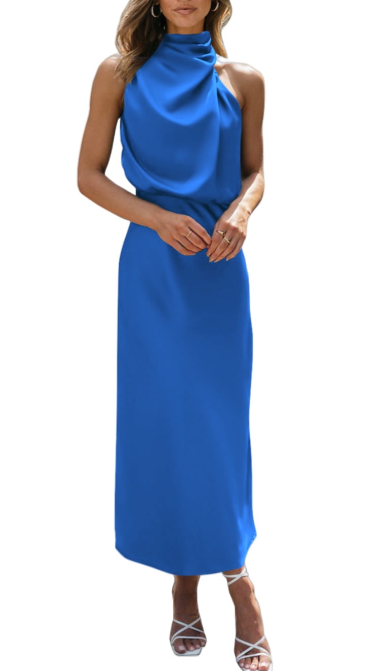 chiffon black dress Theresa in Color:Custom Color (