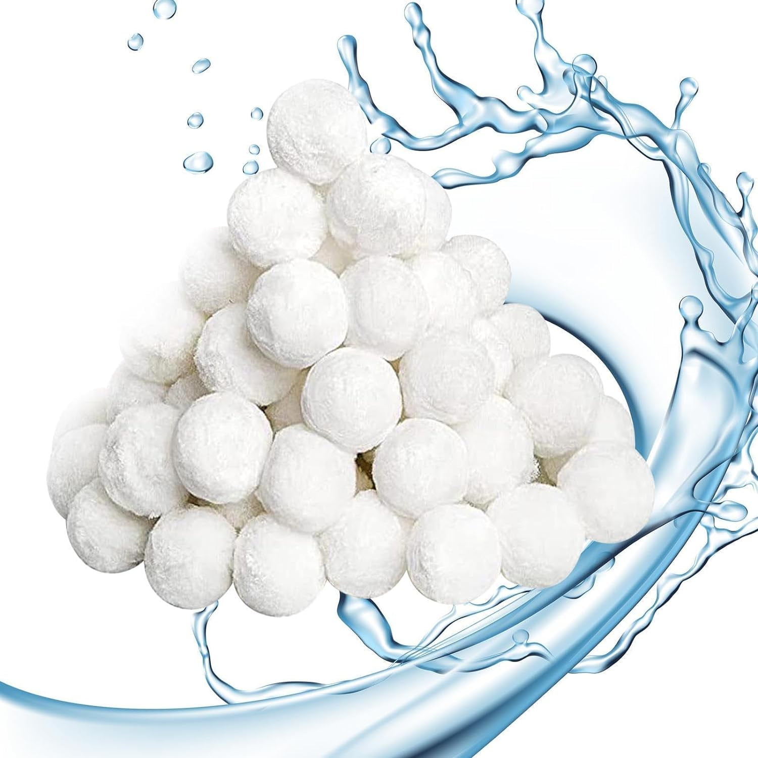 XIOP 1.75 lbs Pool Filter Balls Reusable Filter Balls for Sand Filter