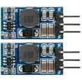 XIOP 2Pcs DCDC Boost Converter Module 2.65.5 to 5V/6V/9V/12V Stepup Voltage Regulator Voltage