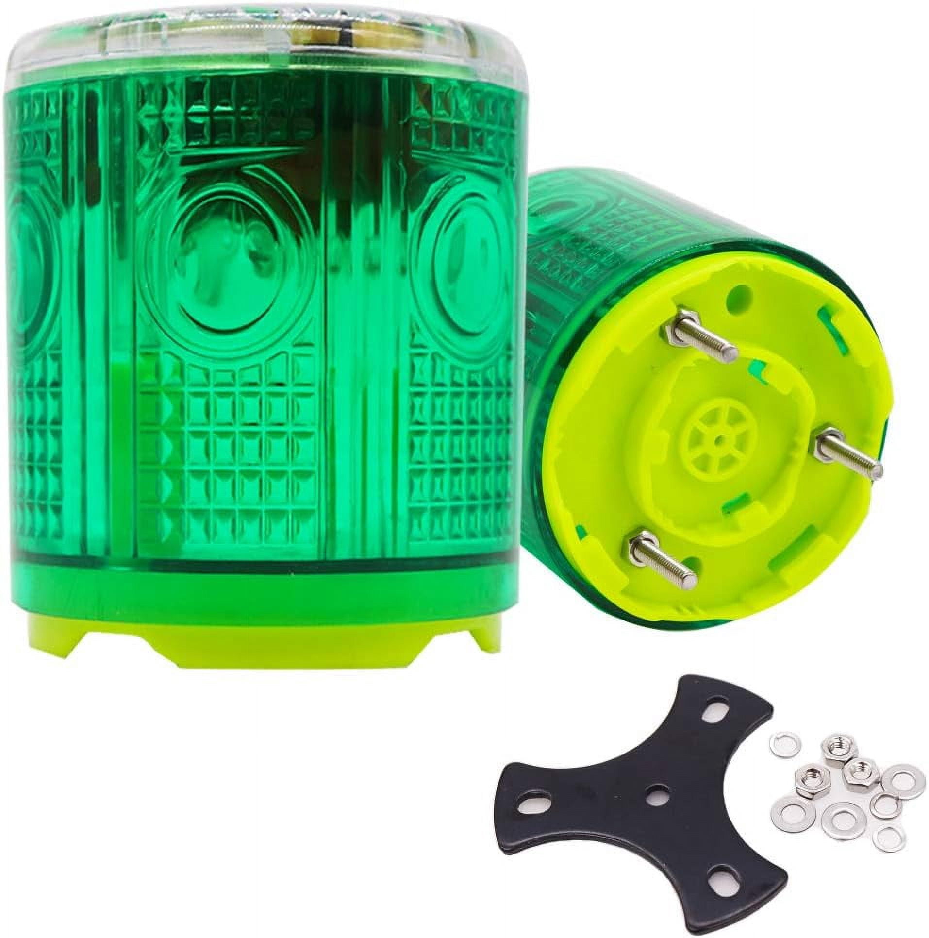 XIOP 3 Screws Solar Powered Strobe Warning Light Flashing Beacon Super
