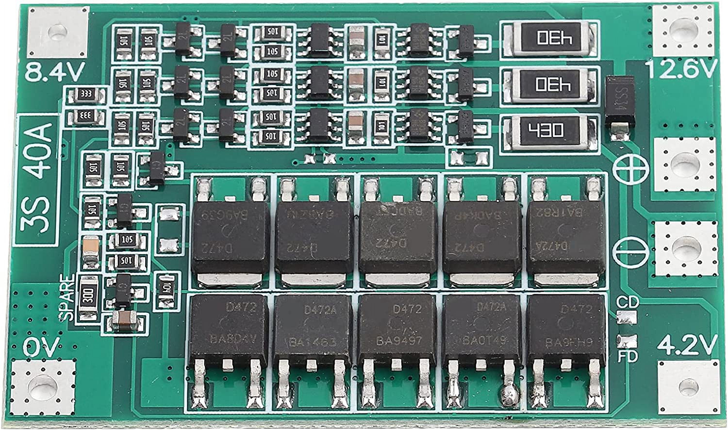 XIOP 3S BMS BMS 12V 3S 3S 12V 40A Lithium Battery Board BMS PCB Board