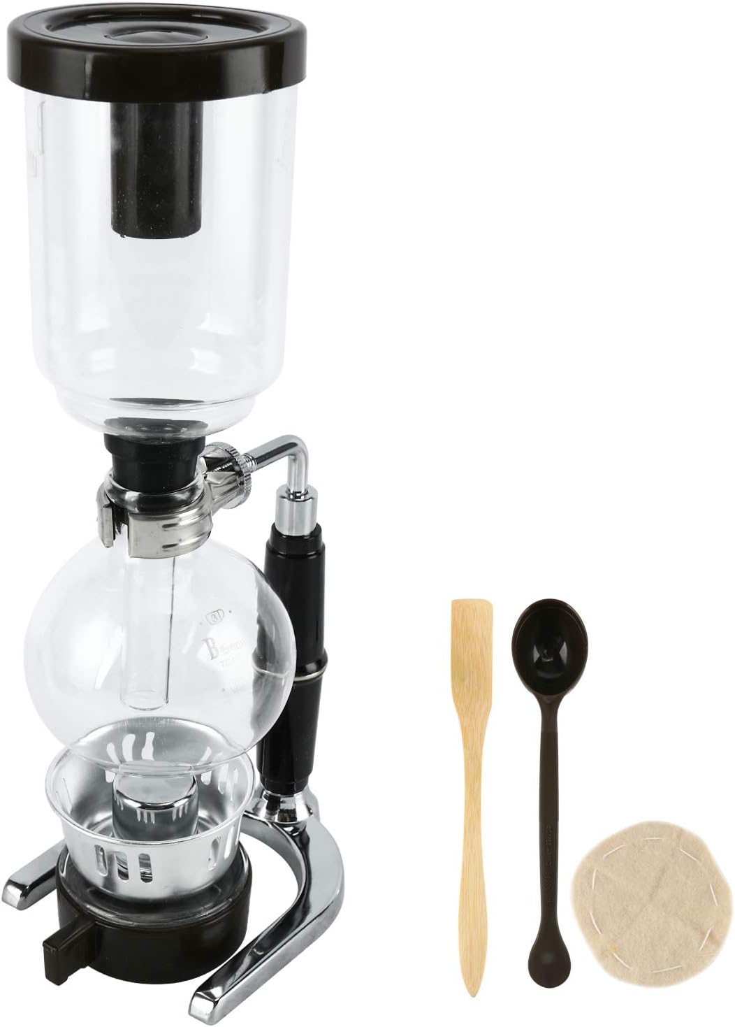 XIOP 5Cup Coffee Syphon Tabletop Siphon (Syphon) Gravity Coffee Maker