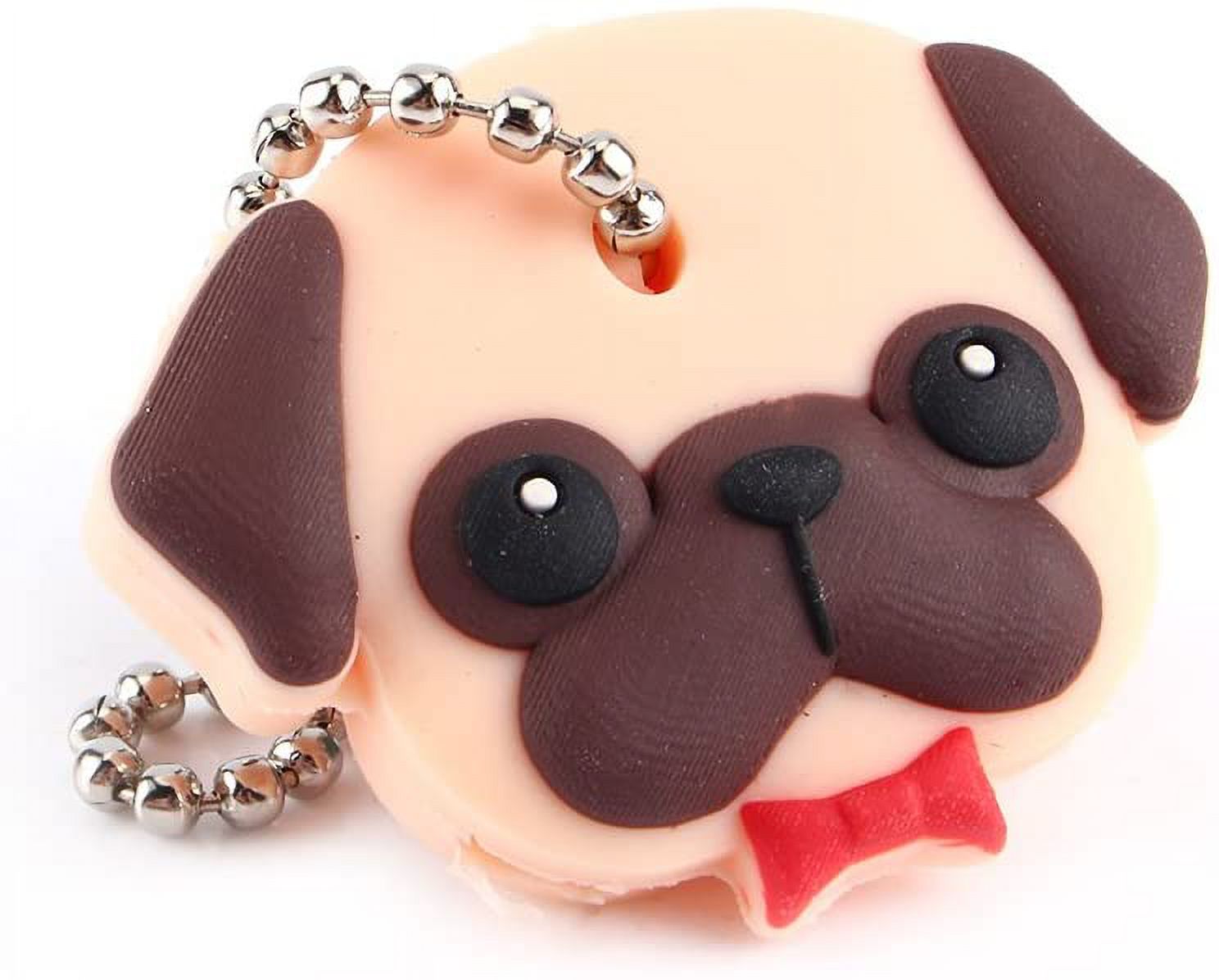 XIOP Dog Key Caps, Animal Key Holder Cute Animal Pet Faces PVC Key