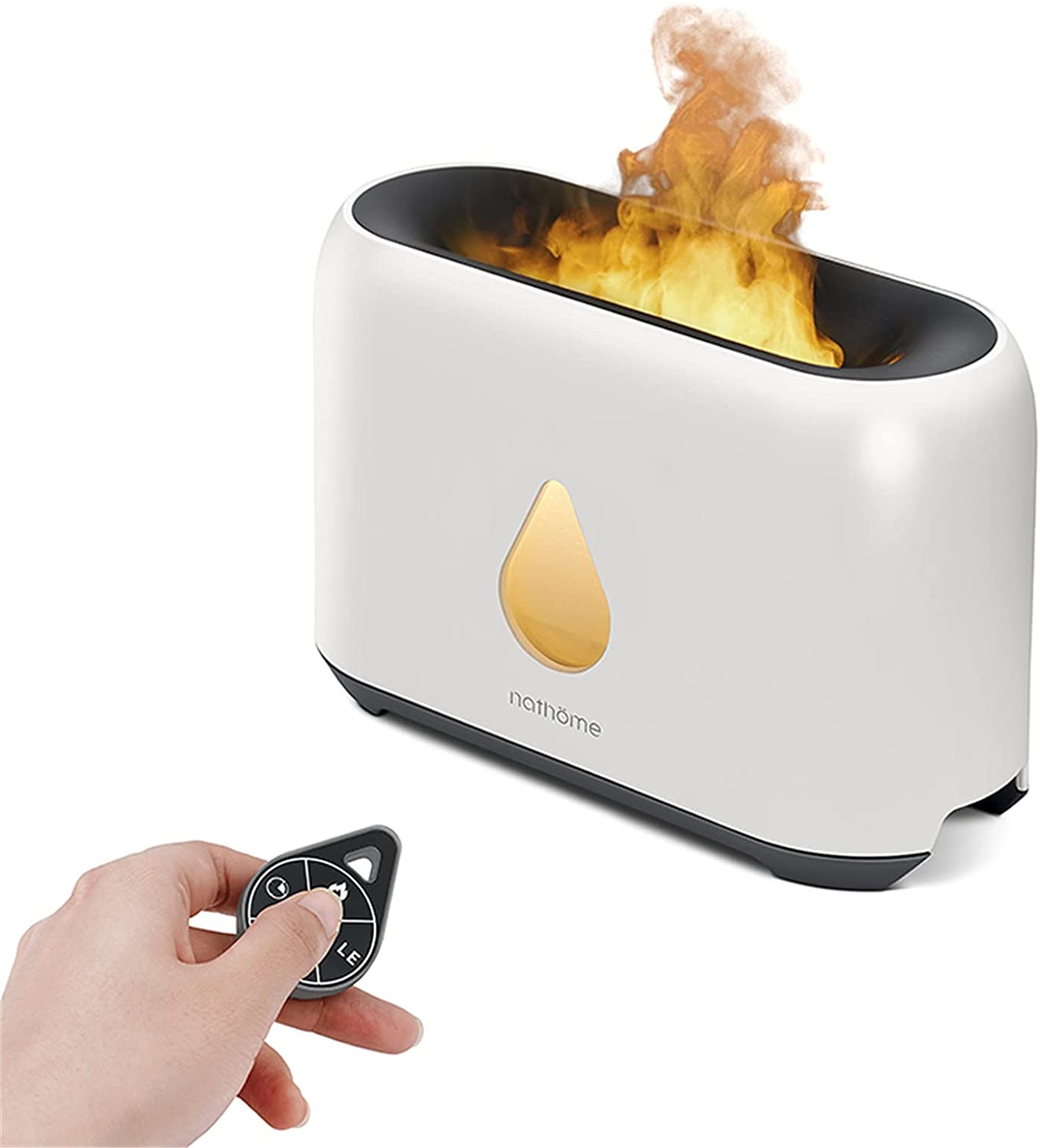 XIOP Essential Oil Diffuser with Flame Special Effect Light, 200ml Cool