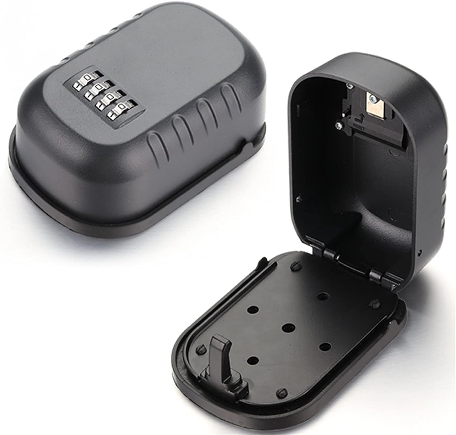 XIOP Key Lock Box Wall Mounted Aluminum Alloy Key Safe Box 4 Digit