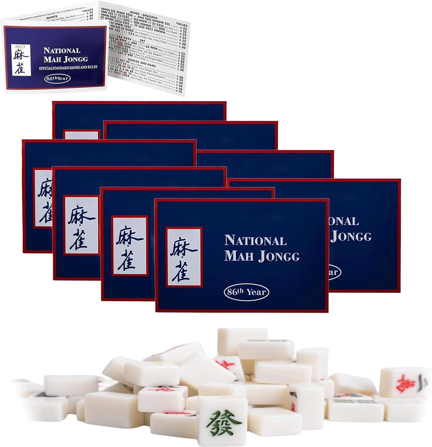XIOP Mahjong Card 2024,Mahjong Cards 2024 Large Print,2024 Mahjong Card