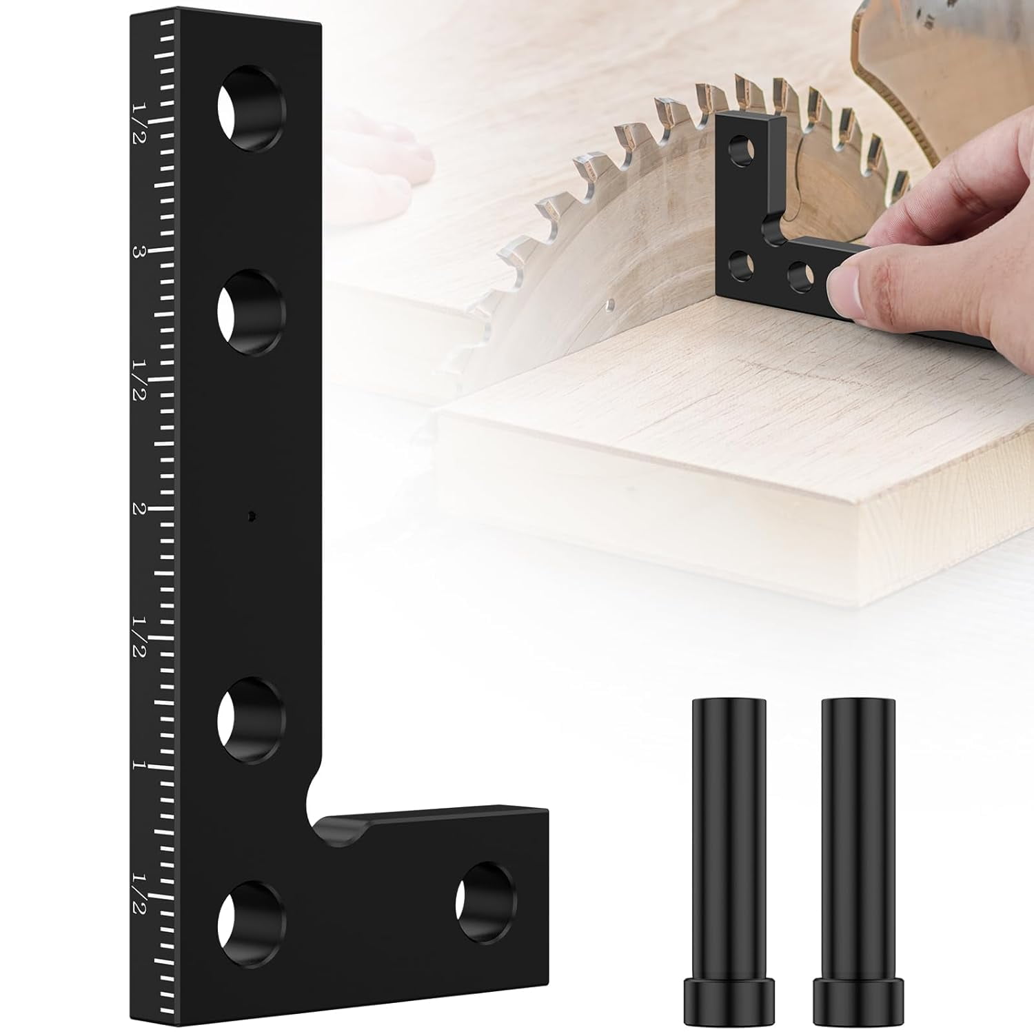 XIOP Mini Small Square, Inch/Metric Carpenter Square, 90 Degree