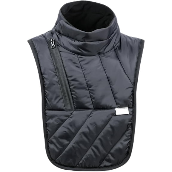 XIOP Motorcycle Neck Warmer, Winter Cycling Windproof Chest Cover, Thermal Neck Guard Heated with Zipper Collar, Scarves Chest Protector for Men, Cycle Riding, Outdoor Activities-240521