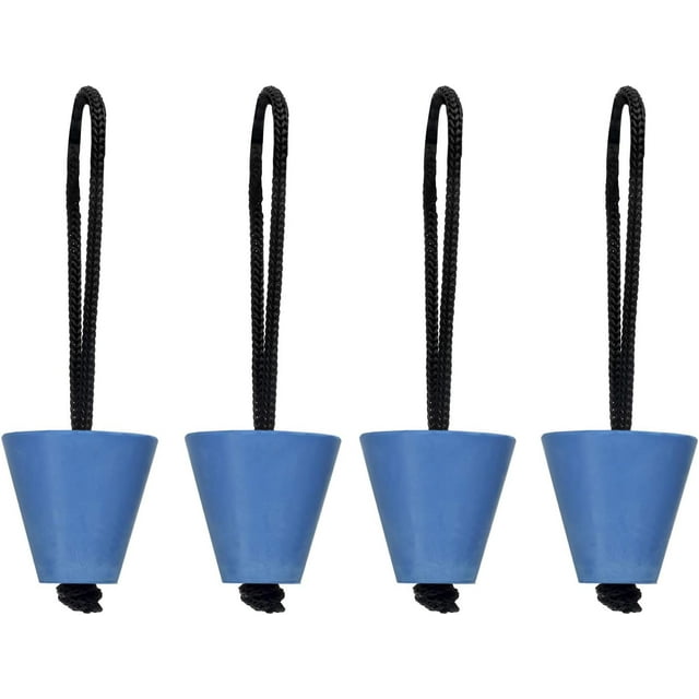XIOP Pack of 4 Universal Kayak Scupper Plug Kit,Fit Hobie Kayaks