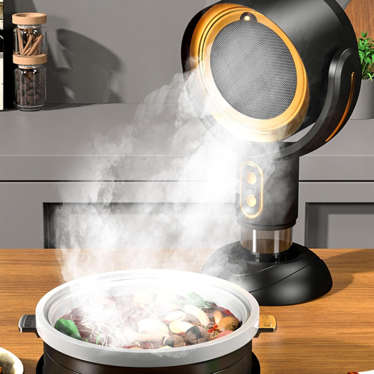 XIOP Portable Range Hood, Desktop Range Hood with 2 Wind Speed