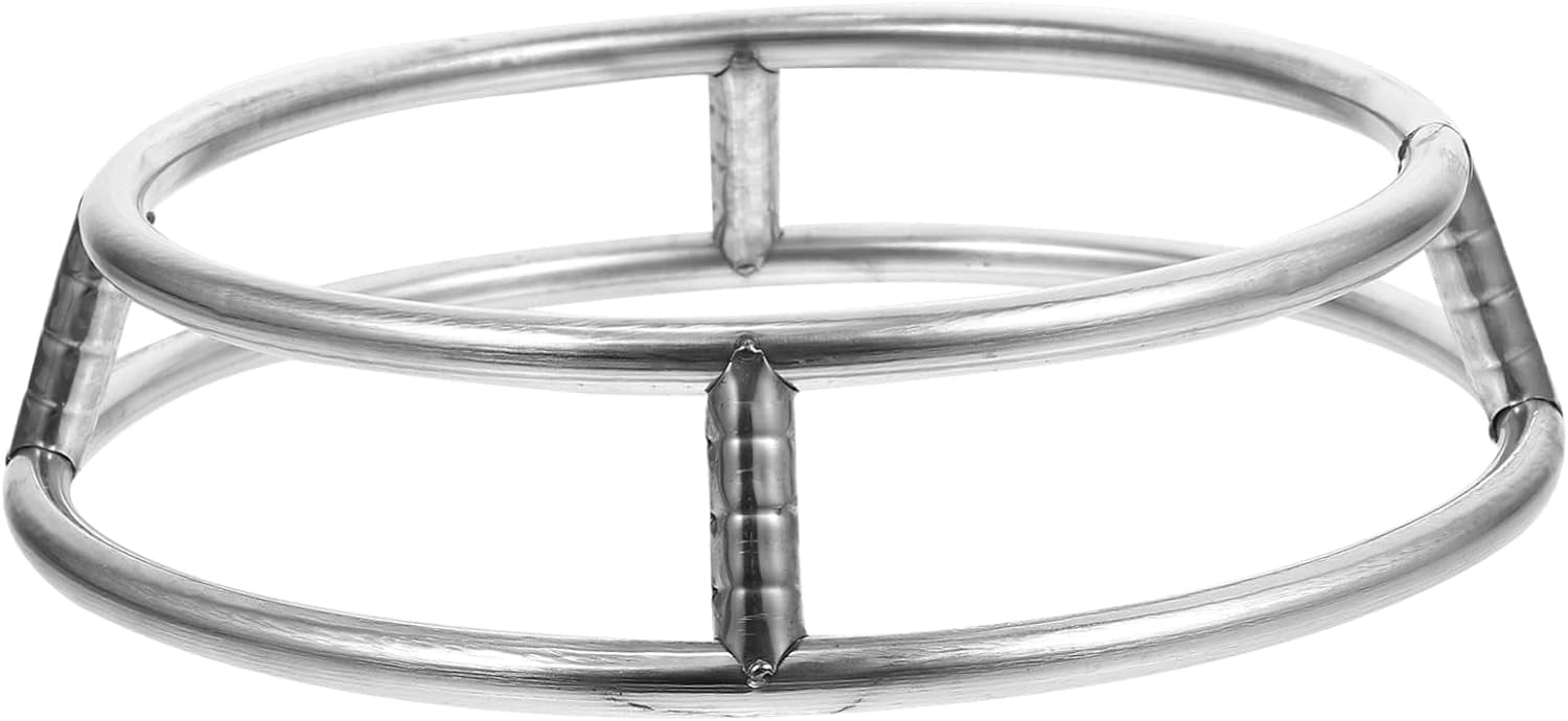 XIOP Pot Rack Round Pot Holder Iron Wok Support Ring Stove Rack Wok