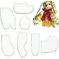 XIOP Quilting Template Set Memory Bear Template Ruler Set with