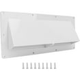 XIOP RVs Exhaust Vent Cover, RVs Range Hood Cover, White RVs Sidewall