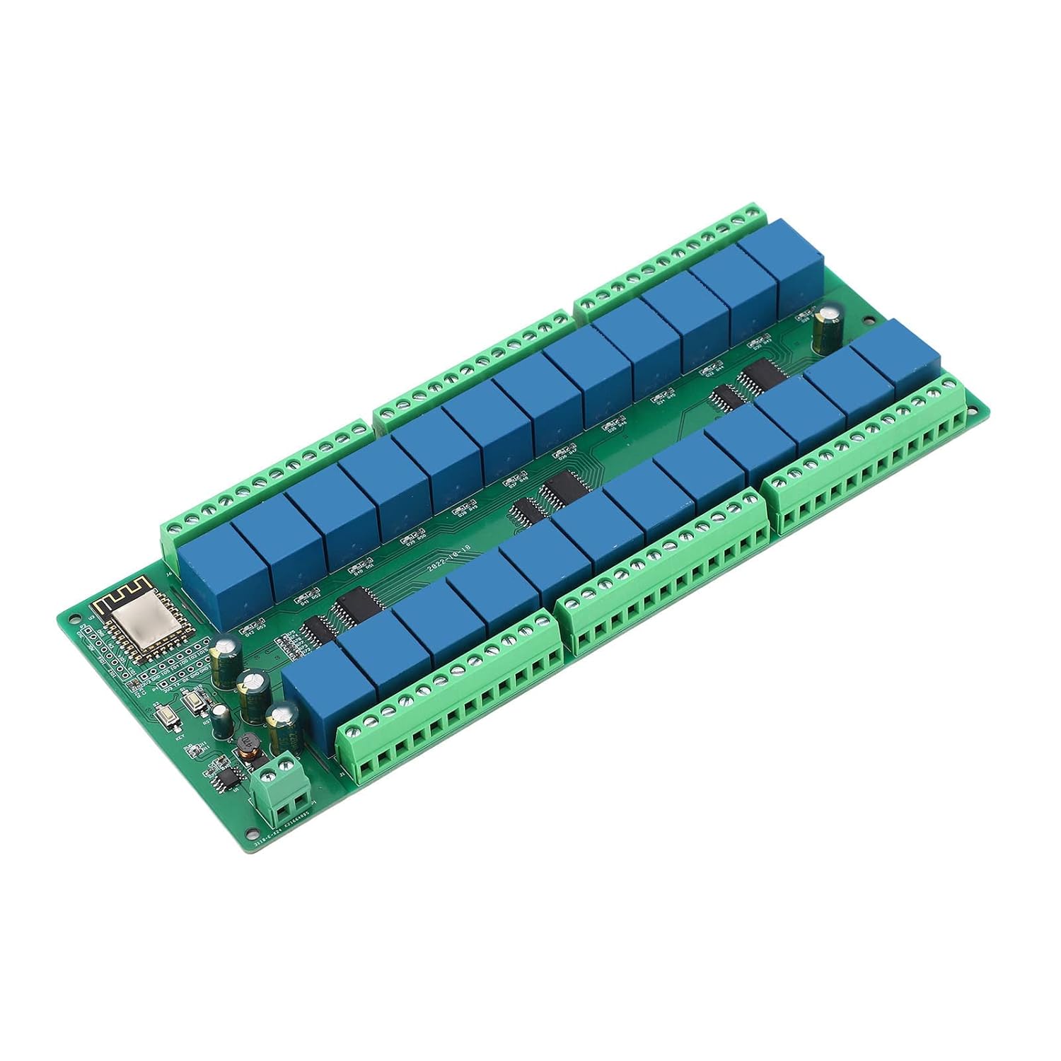 XIOP Relay Module, AC 250V Load Reset Button Wireless Control 74HC595 ...