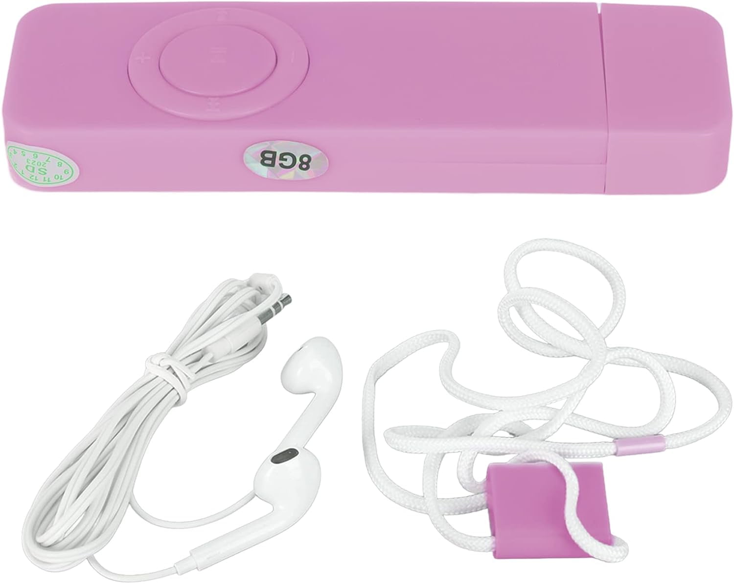 XIOP Slim Portable MP3 Player 8GB Memory Expandable USB Flash Drive