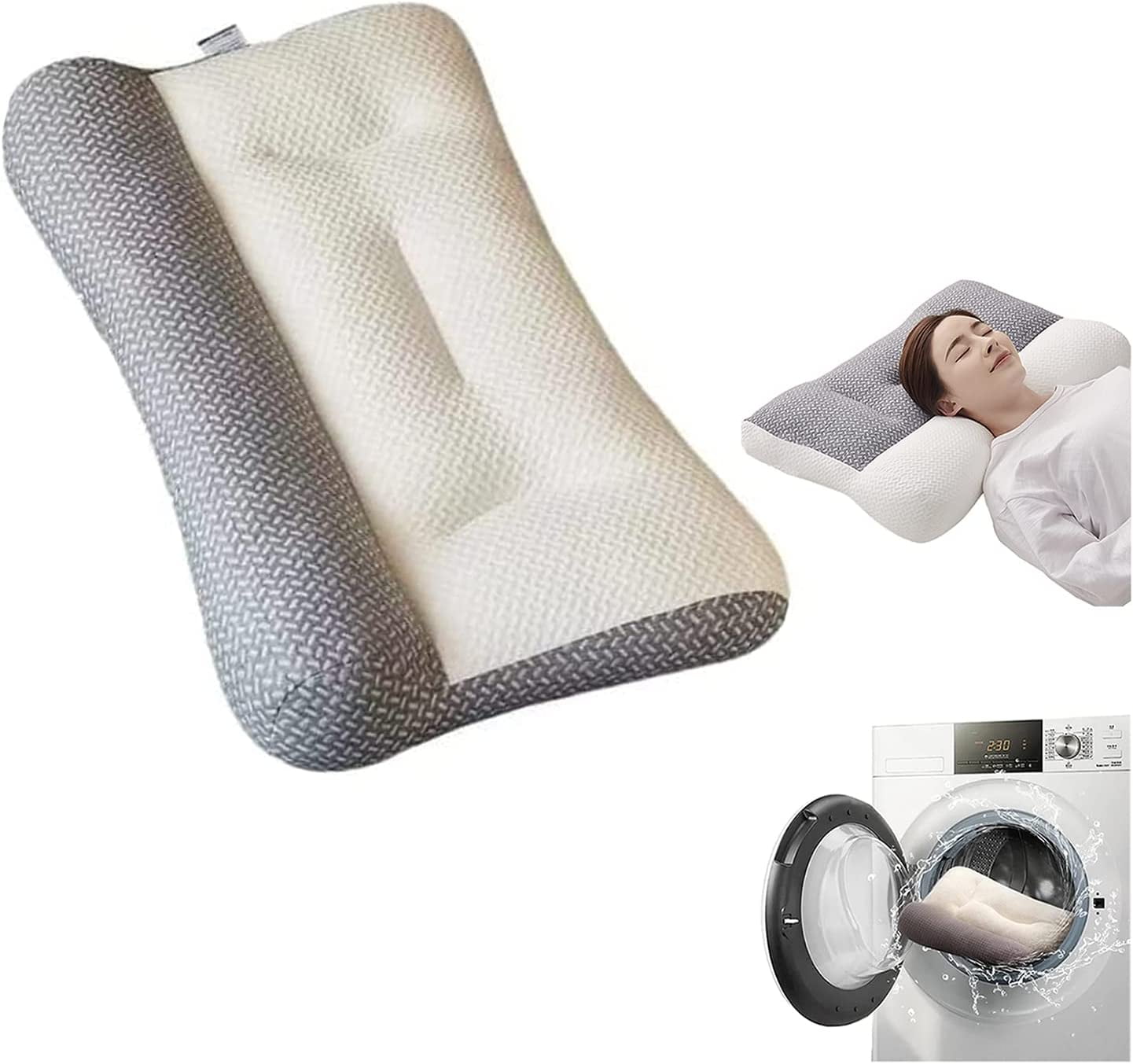 XIOP Super Ergonomic Pillow, Homezo Orthopedic Pillow for Sleep