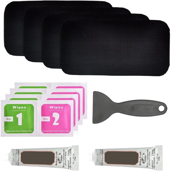 XIOP Trampoline Patch - 4""x 8"" Repair Trampoline Mat Kit | Replacement Rectangular Repair Patches with Glue | Trampoline Patch Repair Kit for Fixing Most Types of Holes, TSVF5M1Q005S7EP8-240521