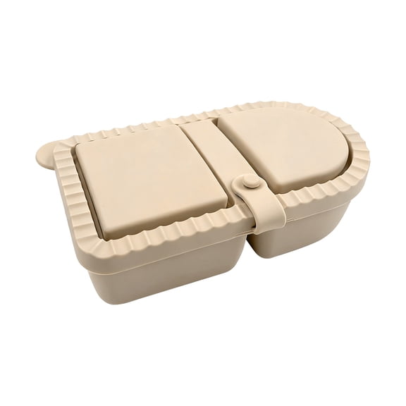 XIPYYKM 1 Pack Silicone Reusable Snack Container with Lid - 8 oz Double Compartment Snackle Box for Adults, BPA-Free & Leakproof, Small for Dressing, Snacks, Office, Picnic