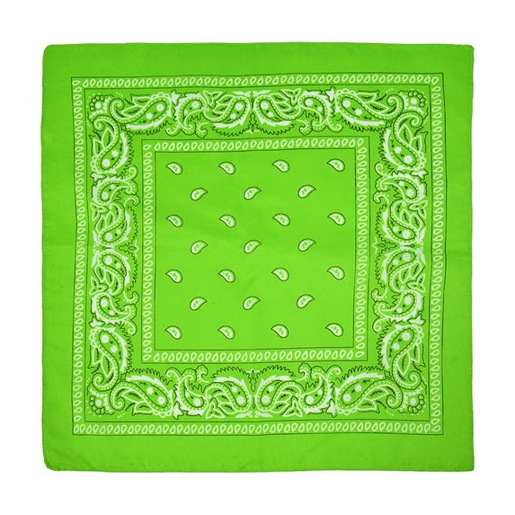 XIPYYKM 1 Pcs Bandanas Multi-Purpose Bandanas Paisley Cowboy Polyester Headbands 22 x 22 Inch