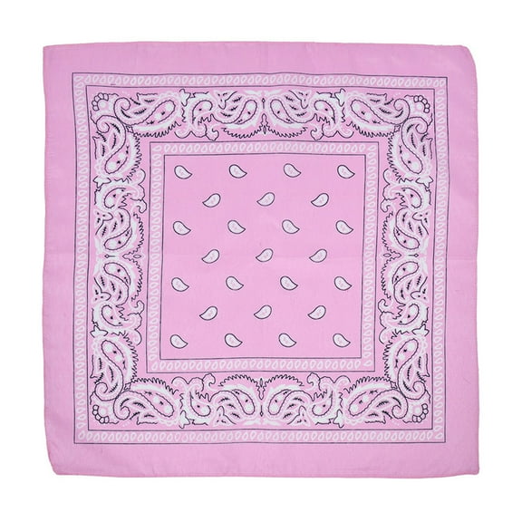 XIPYYKM 1 Pcs Bandanas Multi-Purpose Bandanas Paisley Cowboy Polyester Headbands 22x22 inch
