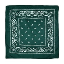 XIPYYKM 1 Pcs Bandanas Multi-Purpose Bandanas Paisley Cowboy Polyester Headbands 22x22 inch