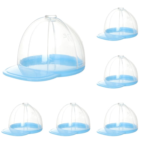 XIPYYKM 12 Pcs Clear Plastic Baseball Cap Gift Box Candy Box Hat Baseball Shaped Box Party Favor for Candy Snack Goody Father Day