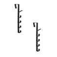 thumbnail image 1 of XIPYYKM 2Pcs Over The Door Hooks, Plastic Door Hooks for Hanging, Over The Door Purse Organizer for Door Coat Hanger, Back of Shower for Hanging Towel Rack Clothes, Hat, Bathroom, Closet, 1 of 5
