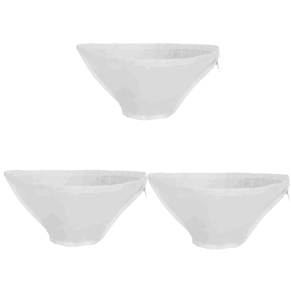 XIPYYKM 3Pcs Cheese Cloth Bags for Straining, Bowl-Shaped Reusable Nylon Cheese Cloth Filter Bags, Fine Mesh Multi-Purpose Food Filter Bags, Suitable for Nut Milk, Juice, Soy Milk, Dumpling Fillings