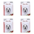 thumbnail image 1 of XIPYYKM 410 Stainless Steel Tea Strainers for Loose Tea Infuser Ball, Extra-Fine Mesh Tea Ball, Tea Holder Loose Leaf Tea Steeper, Tea Diffuser for Rooibos, Black Tea, Spices (Small, 4Pcs), 1 of 9