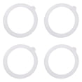thumbnail image 1 of XIPYYKM 4PCS Silicone Jar Gasket, Large 4.5Inch Airtight Rubber Seals Rings for Glass Jars Replacement Gasket Leak-Proof Canning Jar Rings for 3.5 Inch Mouth Glass Jars, 1 of 7