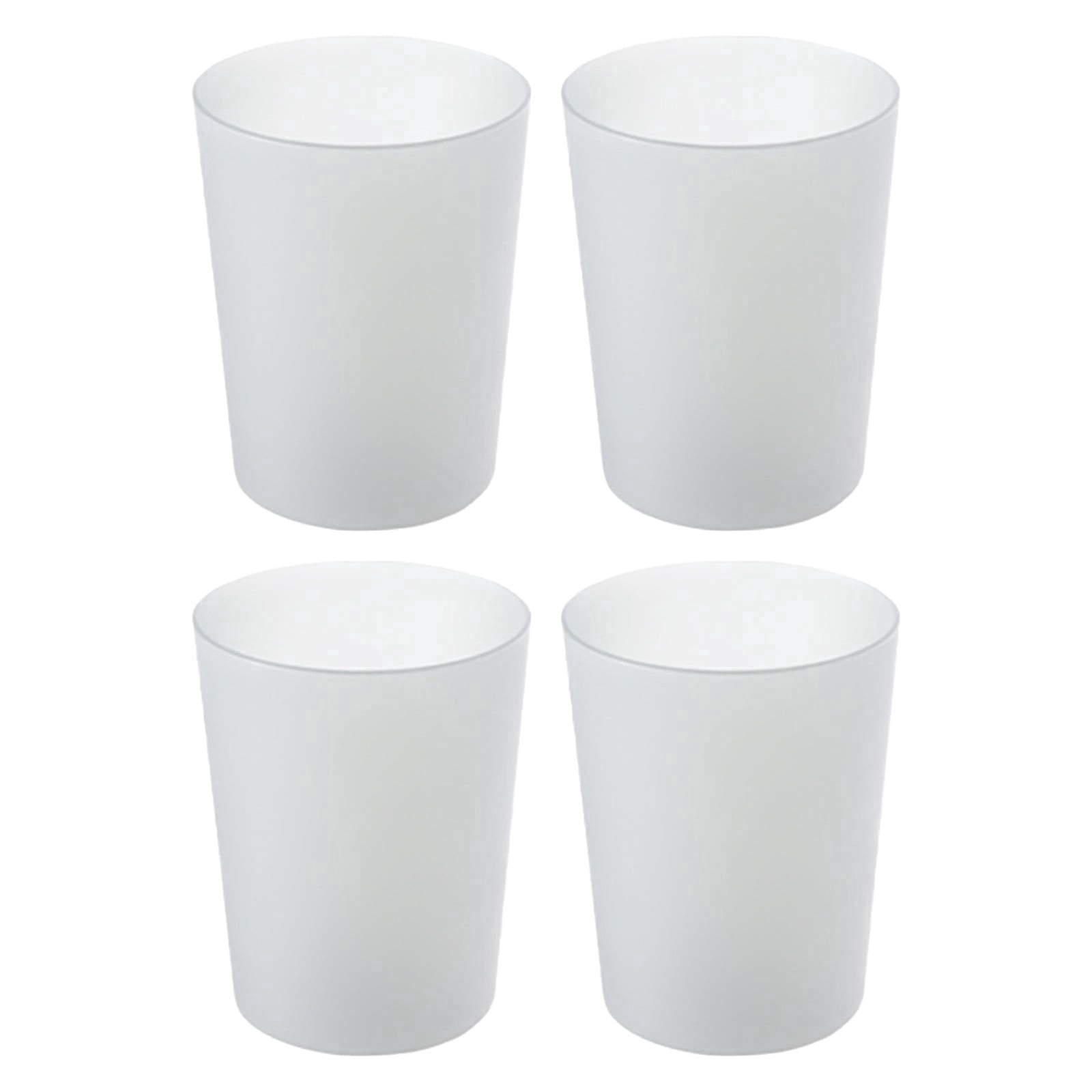 XIPYYKM 4Pcs Simple Drinking Cup, Household Plastic Cup, Toothbrush Holder, Large Capacity 250ml (8 oz) Mug