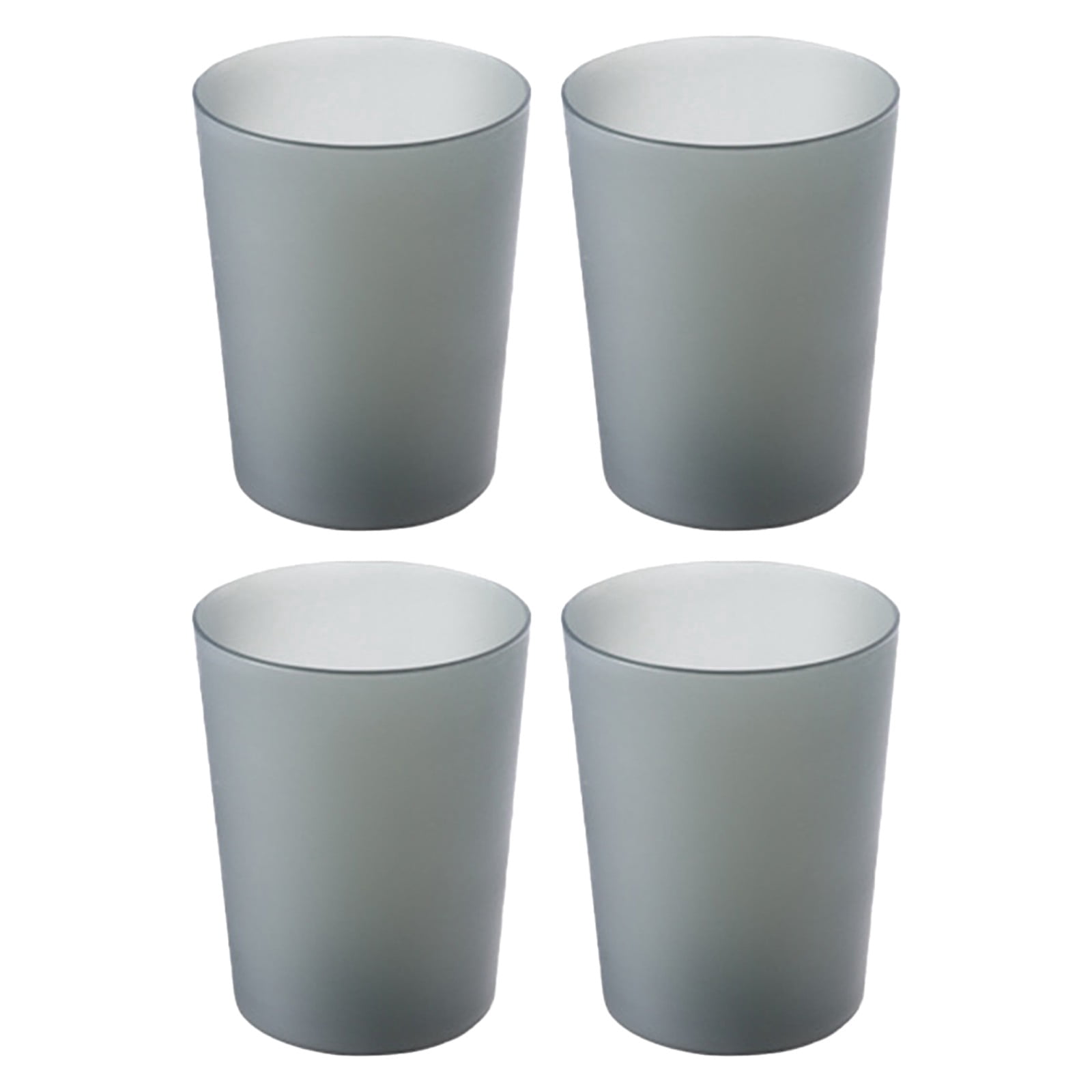 XIPYYKM 4Pcs Simple Drinking Cup, Household Plastic Cup, Toothbrush Holder, Large Capacity 250ml (8 oz) Mug