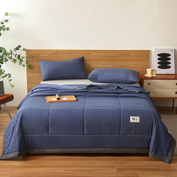 XIPYYKM Grade A Mother Infant Friendly Summer Air Conditioner Quilt Lightweight & Breathable Blanket Insert Machine Washable Soft & Skin Friendly Material (Without Pillow) Home Textile