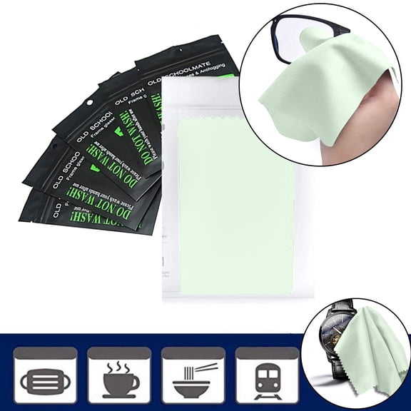 XIPYYKM Microfiber Cleaning Cloth, 5 Pack - Soft, Scratch-Free Eyeglass Cloth for Glasses, Lens, Screens & More - 7×6 inch